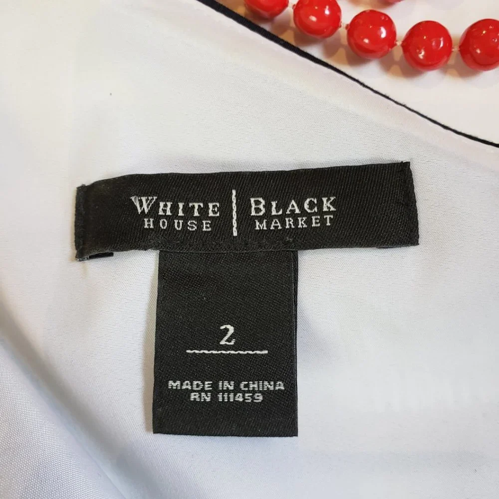 White House Black Market one shoulder dress, 2 - Picture 6 of 8